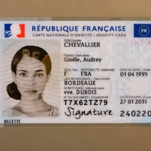 registered and unregistered French ID