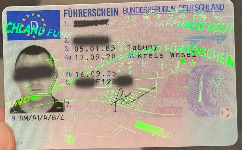Buy registered German drivers license